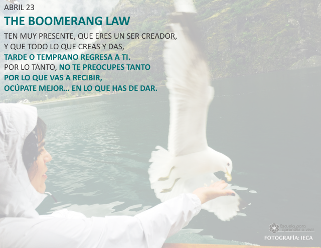 The boomerang law